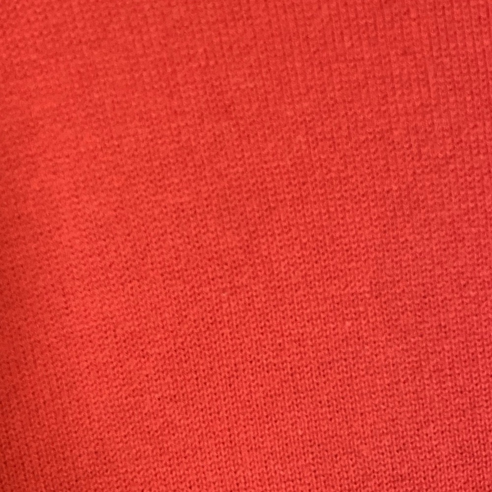 Jeanne Pierre Sweater Womens Medium Red Cowl Neck Classic Preppy Christmas Style - Picture 7 of 15